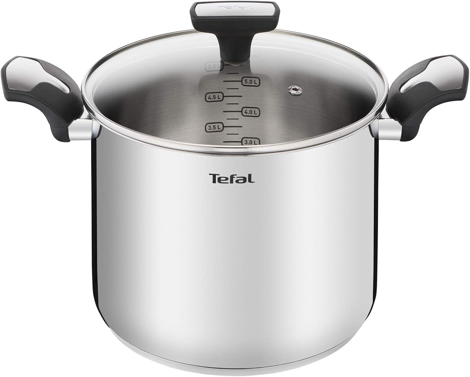 Tefal - Emotion marmite haute 22cm inox, 6L, induction, E3016104