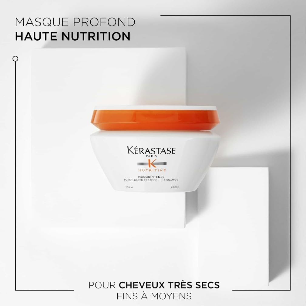 Kérastase - Nutritive Masquintense - 200 ml - masque nourrissant, +89% nutrition immédiate, 72h cheveux secs