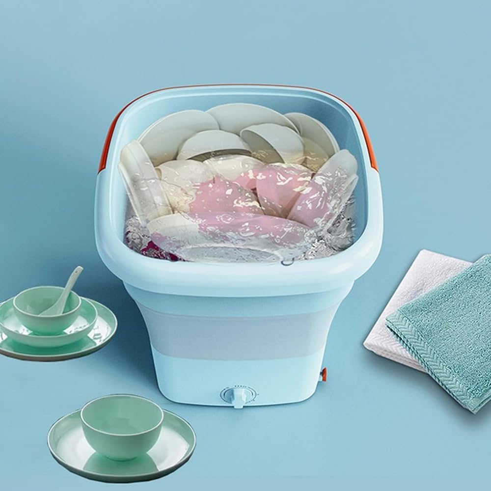 Lave-vaisselle portable pliable – Compact, sans installation, idéal maison et camping-car