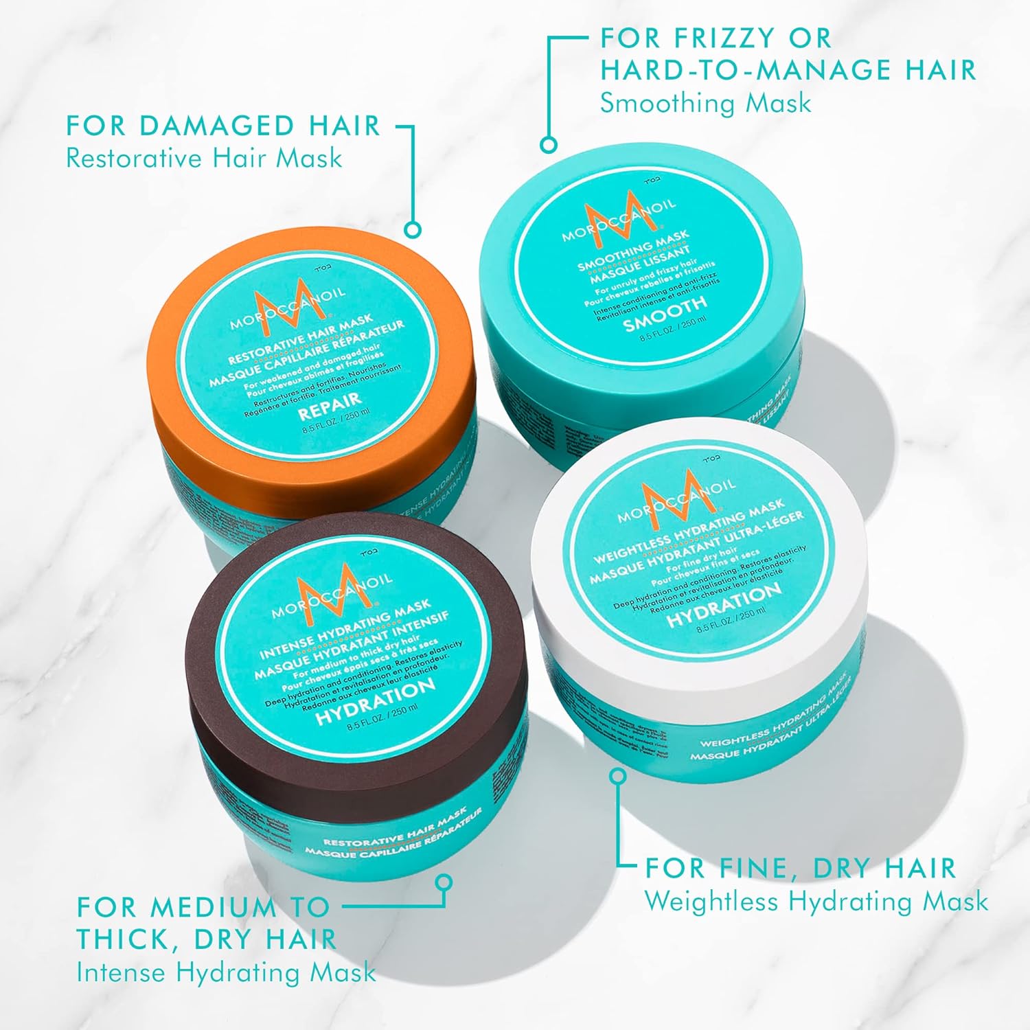 Moroccanoil - Masque Hydratant Intensif - soin cheveux - hydratation intense