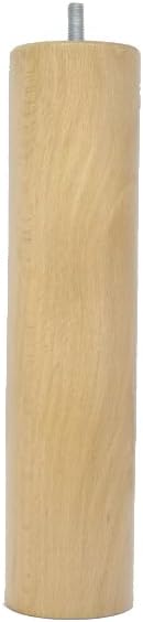 La Fabrique de Pieds - Cylindres bois verni clair 25x6x6 cm - jeu de 4 pieds - AM20170003