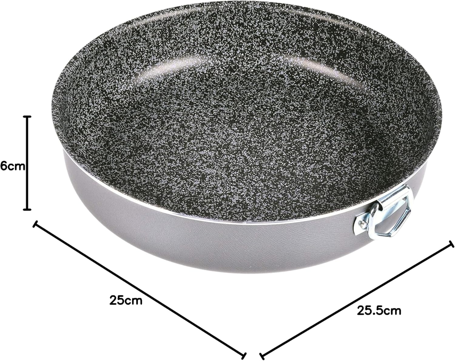 Alluflon - Tradition Italie - moule en aluminium 24cm, noir