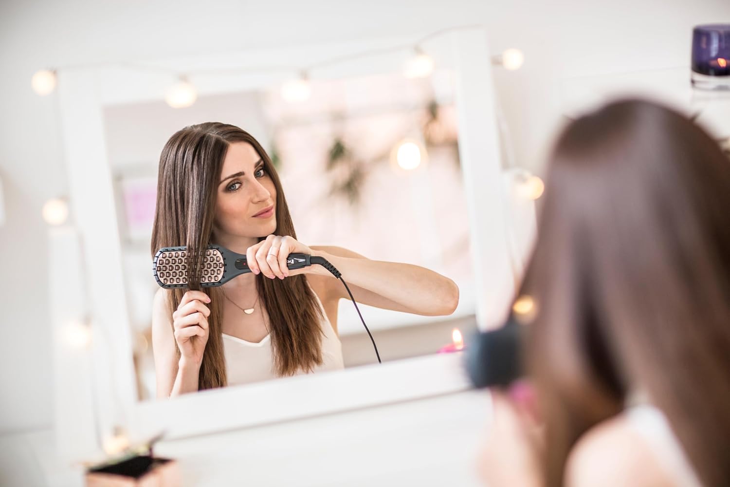 Remington - Brosse lissante ionique 2en1, céramique, 150-230°, CB7400