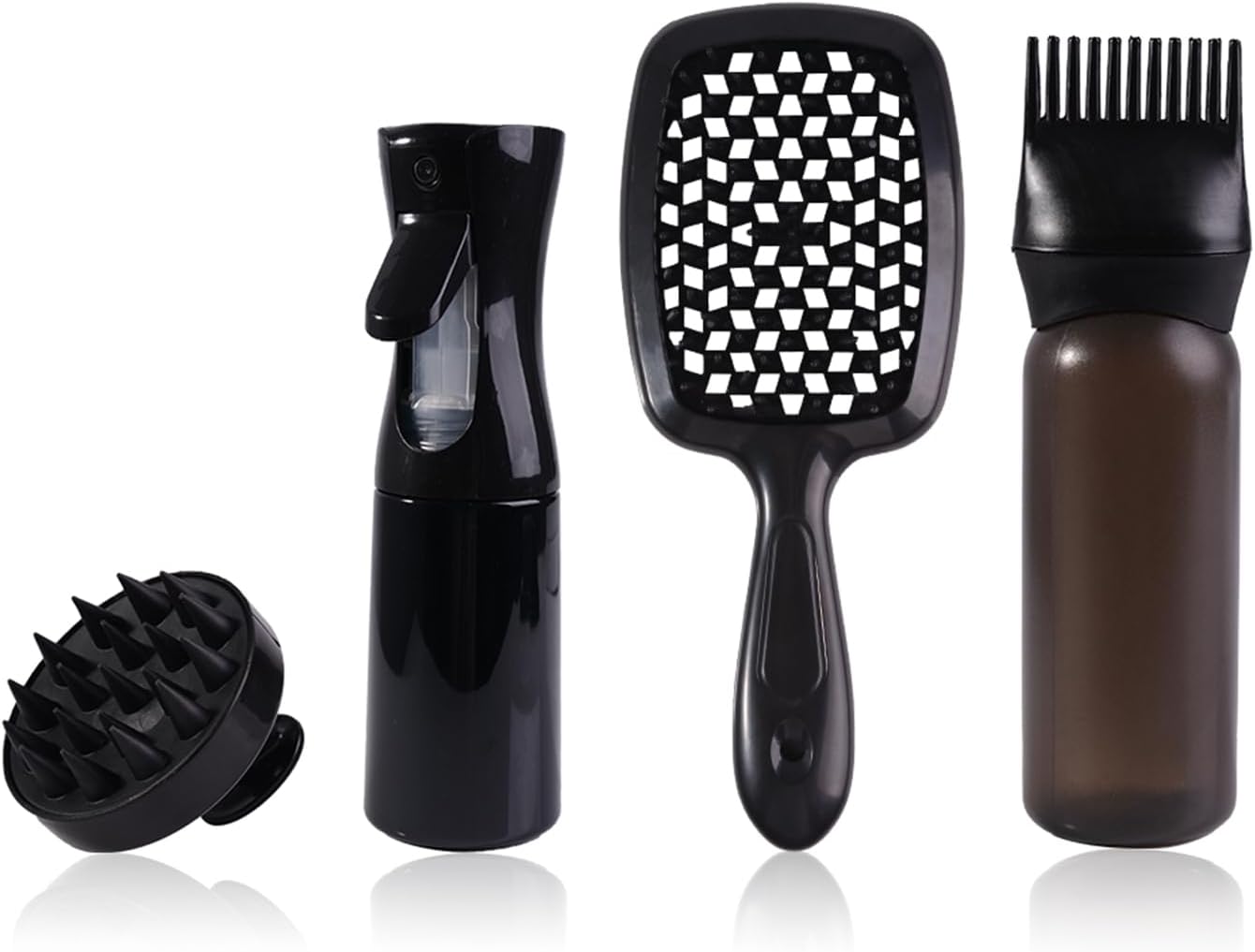 Ensemble de soins capillaires - kit complet - démêlage, massage, spray