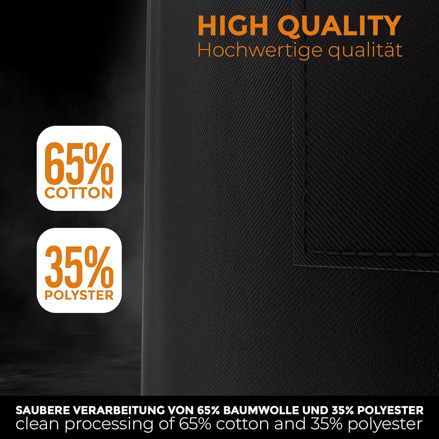 LEFUNDA - Tablier cuisine réglable, 3 poches, étanche, longues lanières, mixte