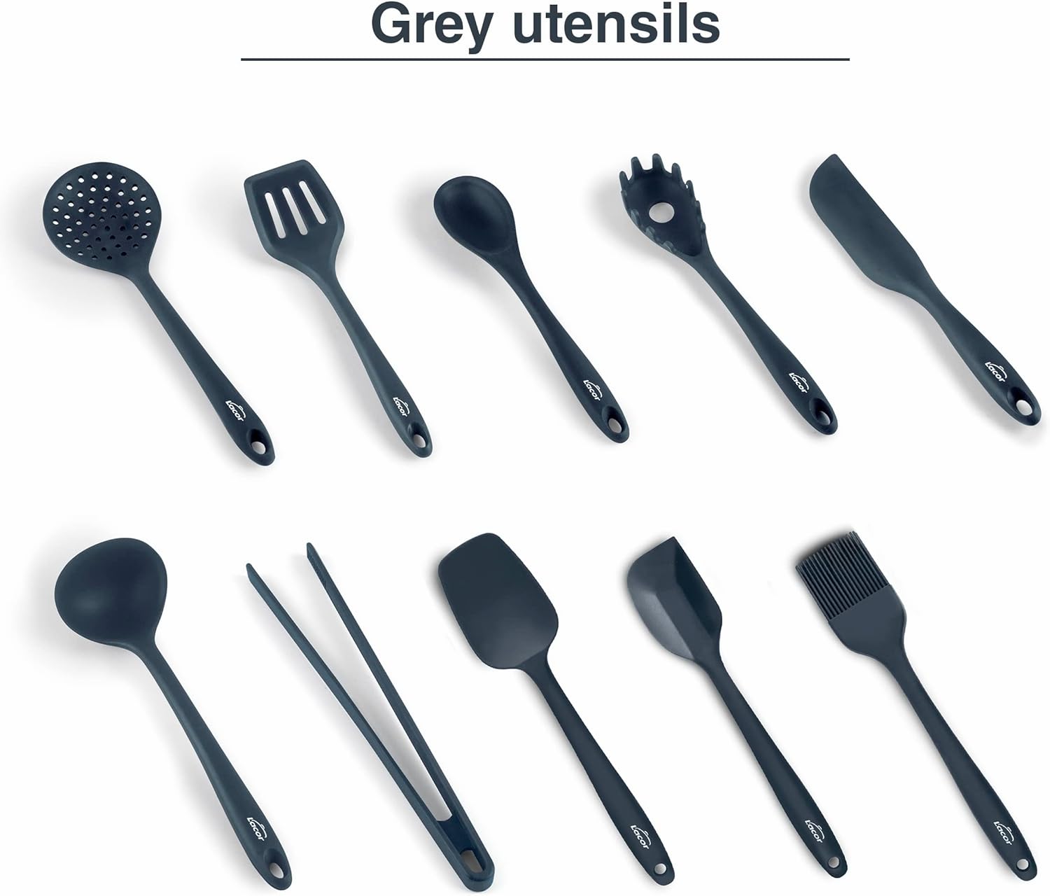Lacor - spatule silicone écologique, 27,5 cm, sans BPA, 64464