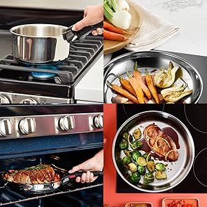 Tefal Ingenio Preference, casserole, poele inox, wok, batterie de cuisine induction