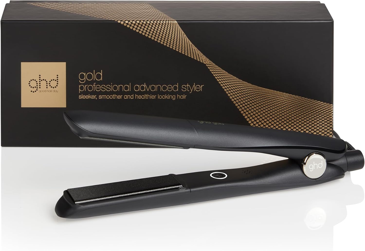 ghd - Gold Series - lisseur cheveux - design arrondi, brillance 65%, sans chaleur extrême