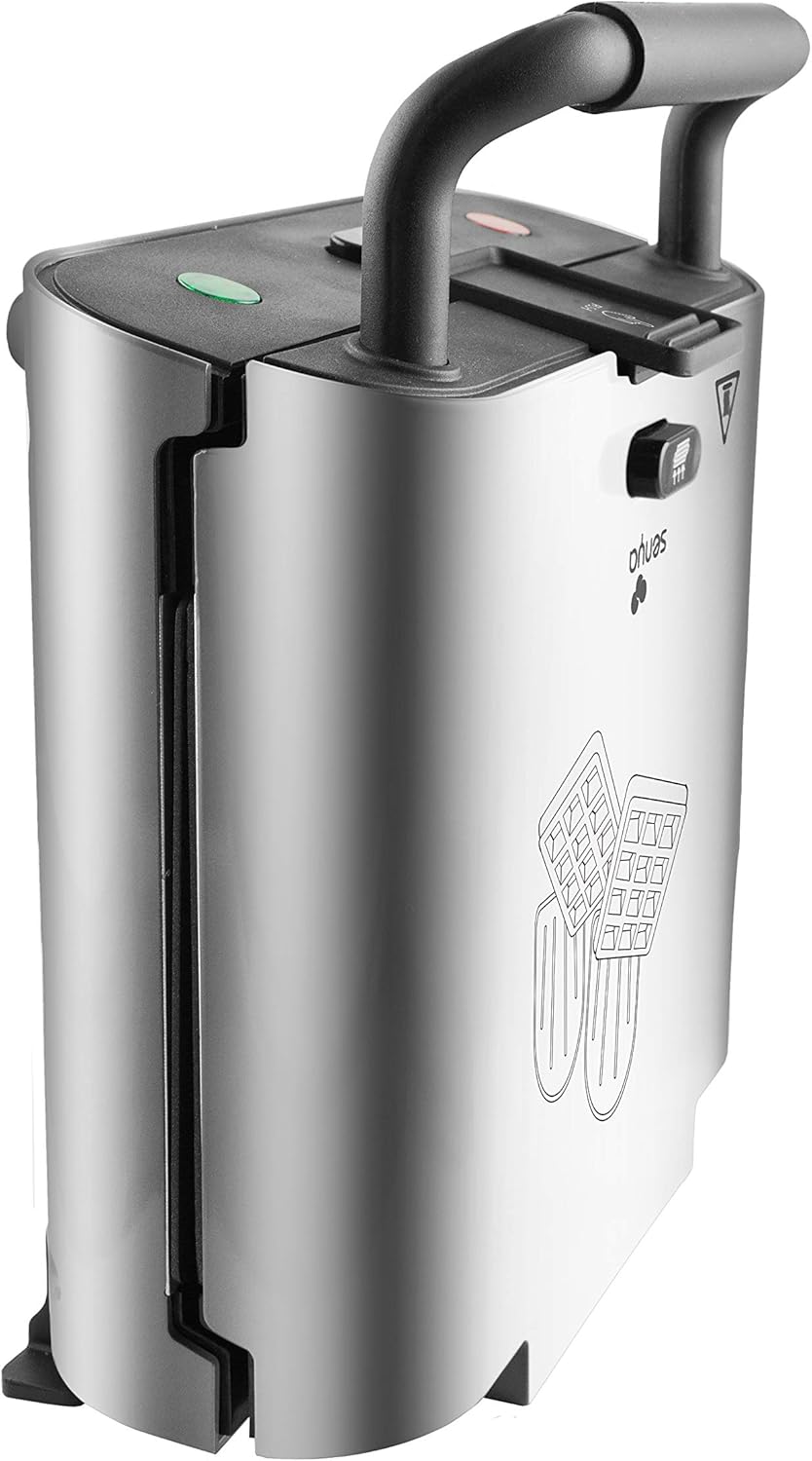 SENYA - gaufrier 2 en 1, plaques antiadhésives, rangement facile (M)