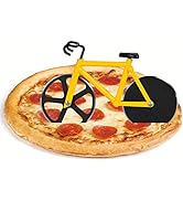 Flintronic Cutter à pizza en acier inoxydable avec revêtement anti-adhésif