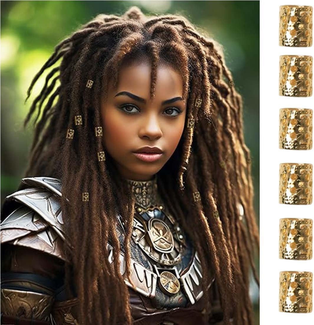 Bijoux de cheveux - lot de 40 pièces - métal réglable - accessoires spirale pour dreadlocks