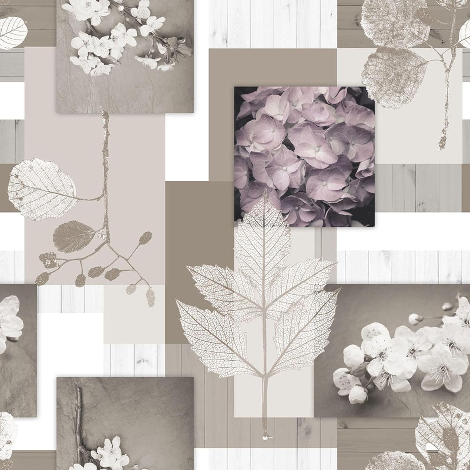 Nappe en toile cirée - Zen Feuilles - 220x140 cm - Anti-taches, imperméable, facile à entretenir