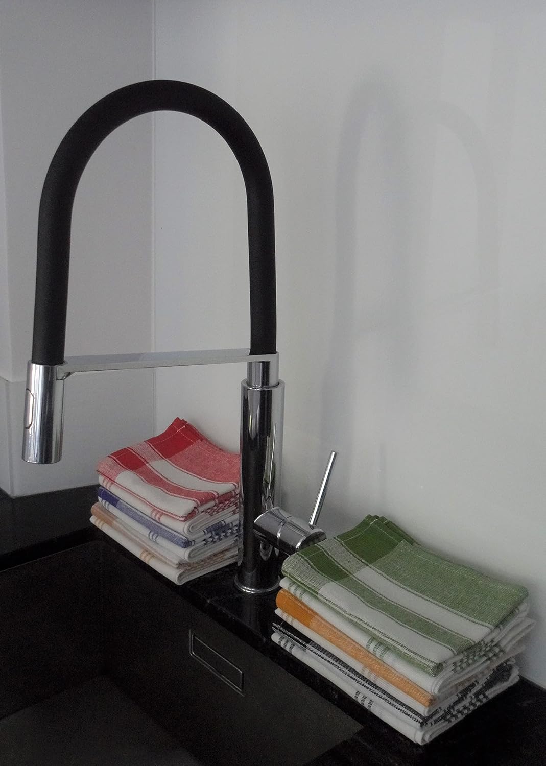 Home Linge Passion - lot de 12 torchons - coton - absorbants multicolores