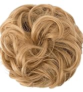 JJstar Chignon Postiche Cheveux Grande Postiches Bouclés Ondulés Chouchou Cheveux Naturel Faux Ch...