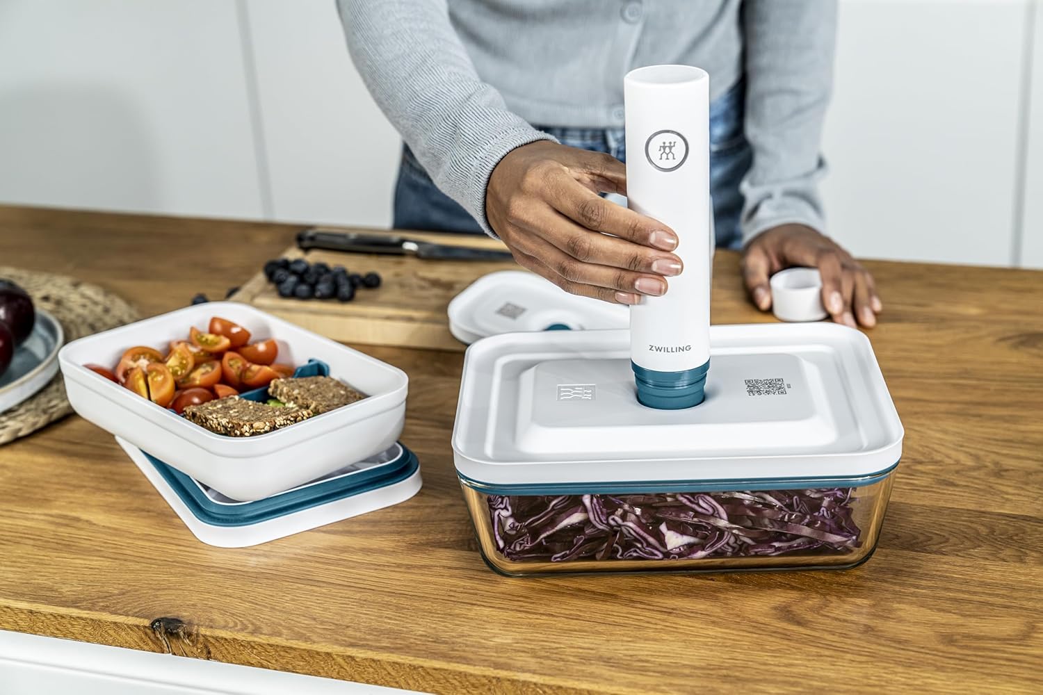 ZWILLING - Fresh & Save - verre, 16 pièces, kit de mise sous vide