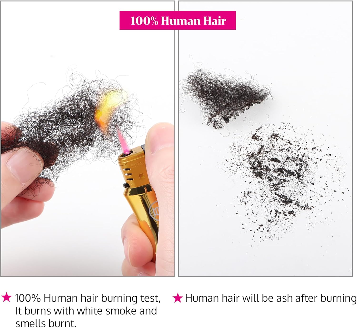 Extension cheveux naturels afro kinky 8 pouces, gris, pour dreadlocks