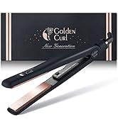 Golden Curl Fer Lisseur Cheveux Professionnel - 5 Ans de Tranquillité - Fer à Lisser et Boucleur ...