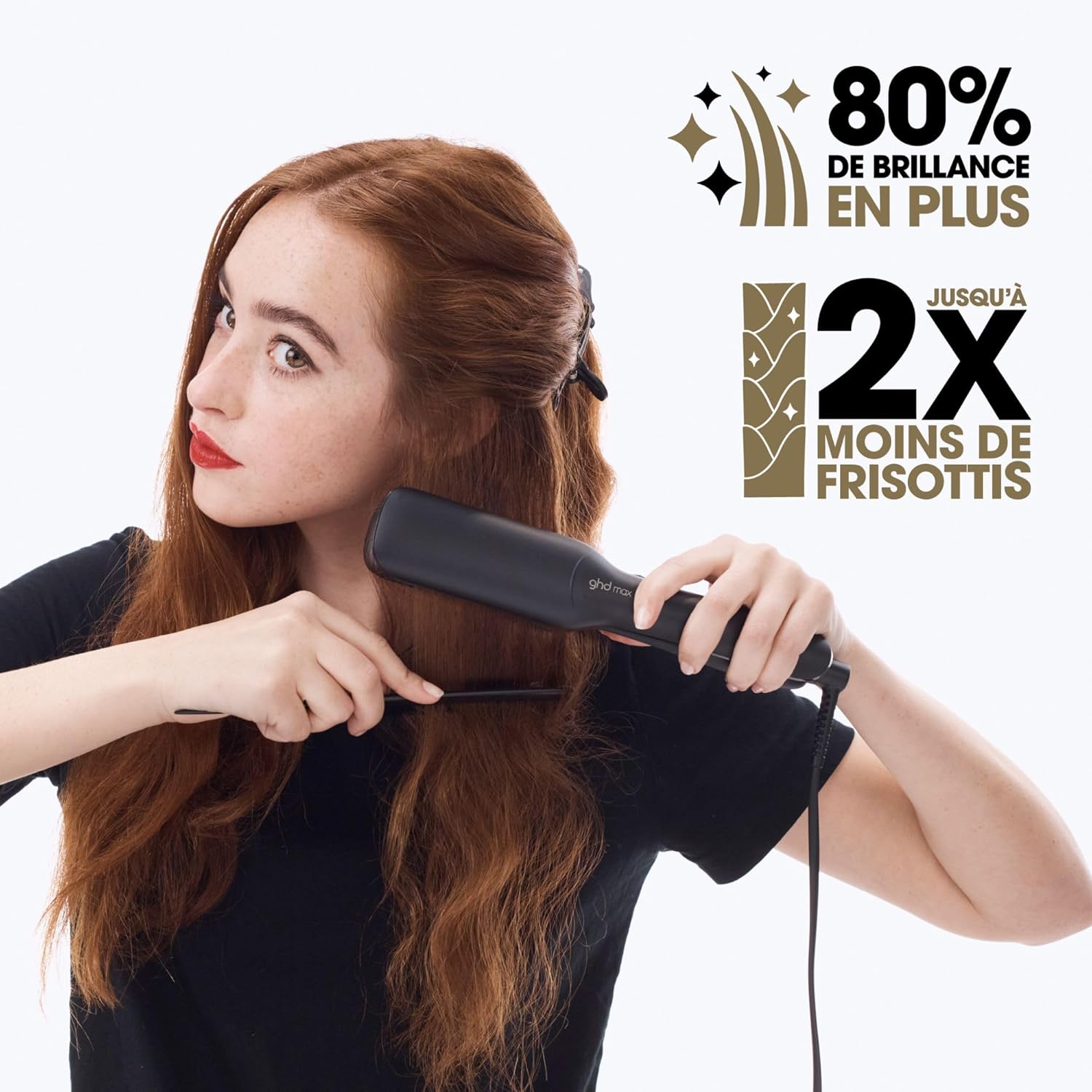 ghd - Max série - plaques larges - Lissage rapide cheveux brillants