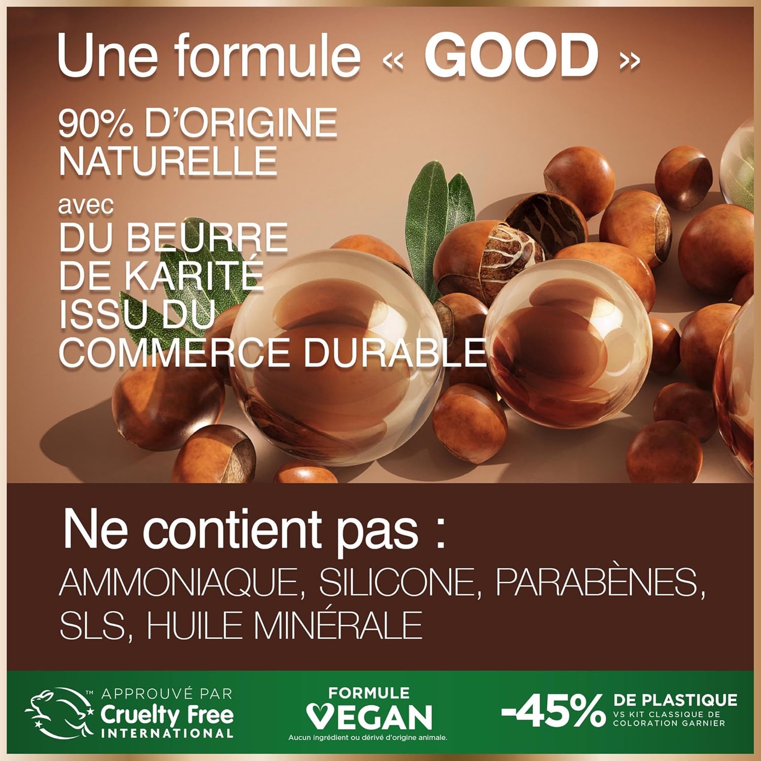 Garnier - Good coloration permanente vegan 90% naturel - 5.0