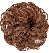 JJstar Chignon Postiche Cheveux Grande Postiches Bouclés Ondulés Chouchou Cheveux Naturel Faux Ch...