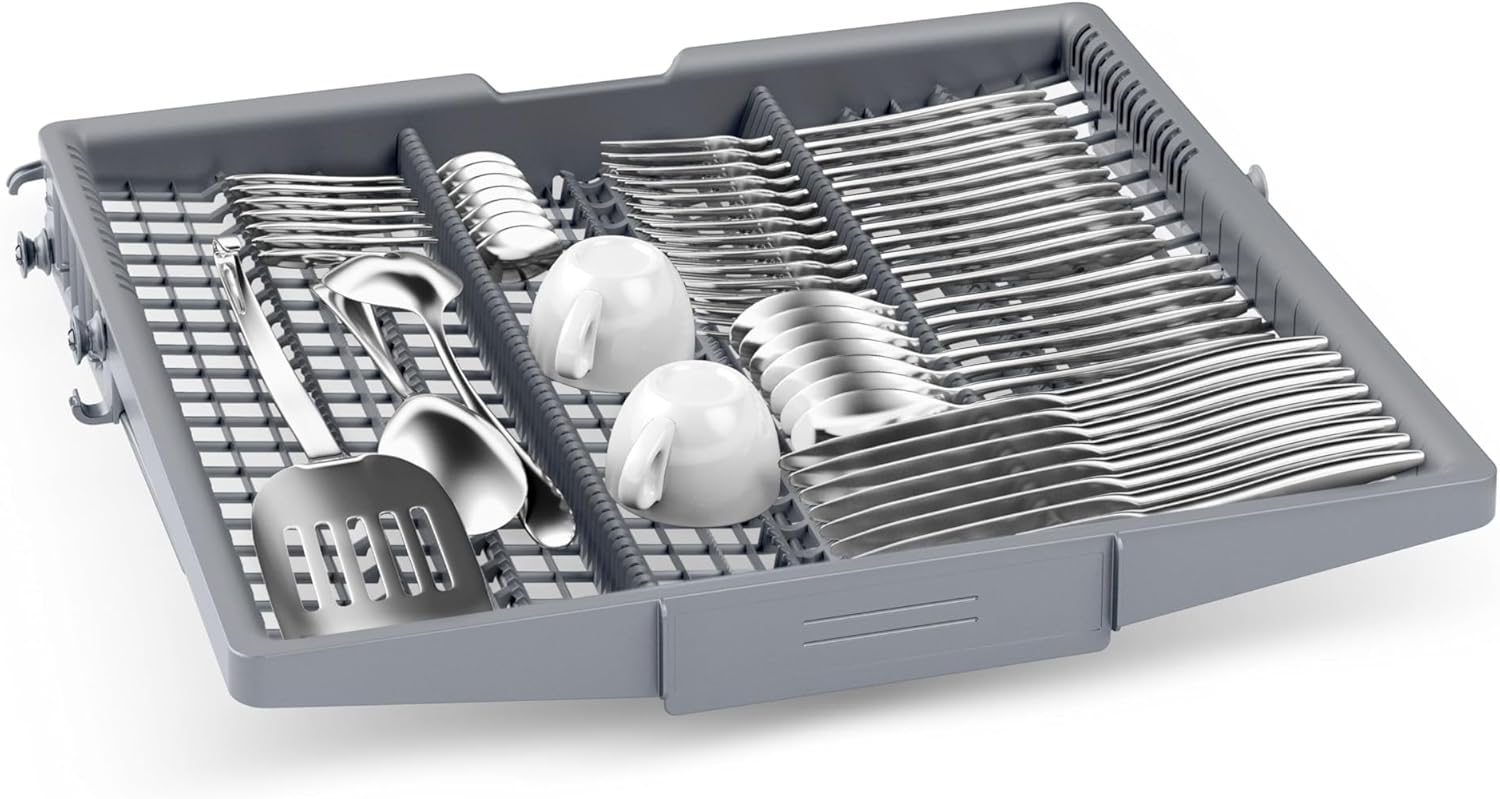 Bosch - Lave-vaisselle Série 4, 60cm, pose libre, blanc - SMS4EMW01F