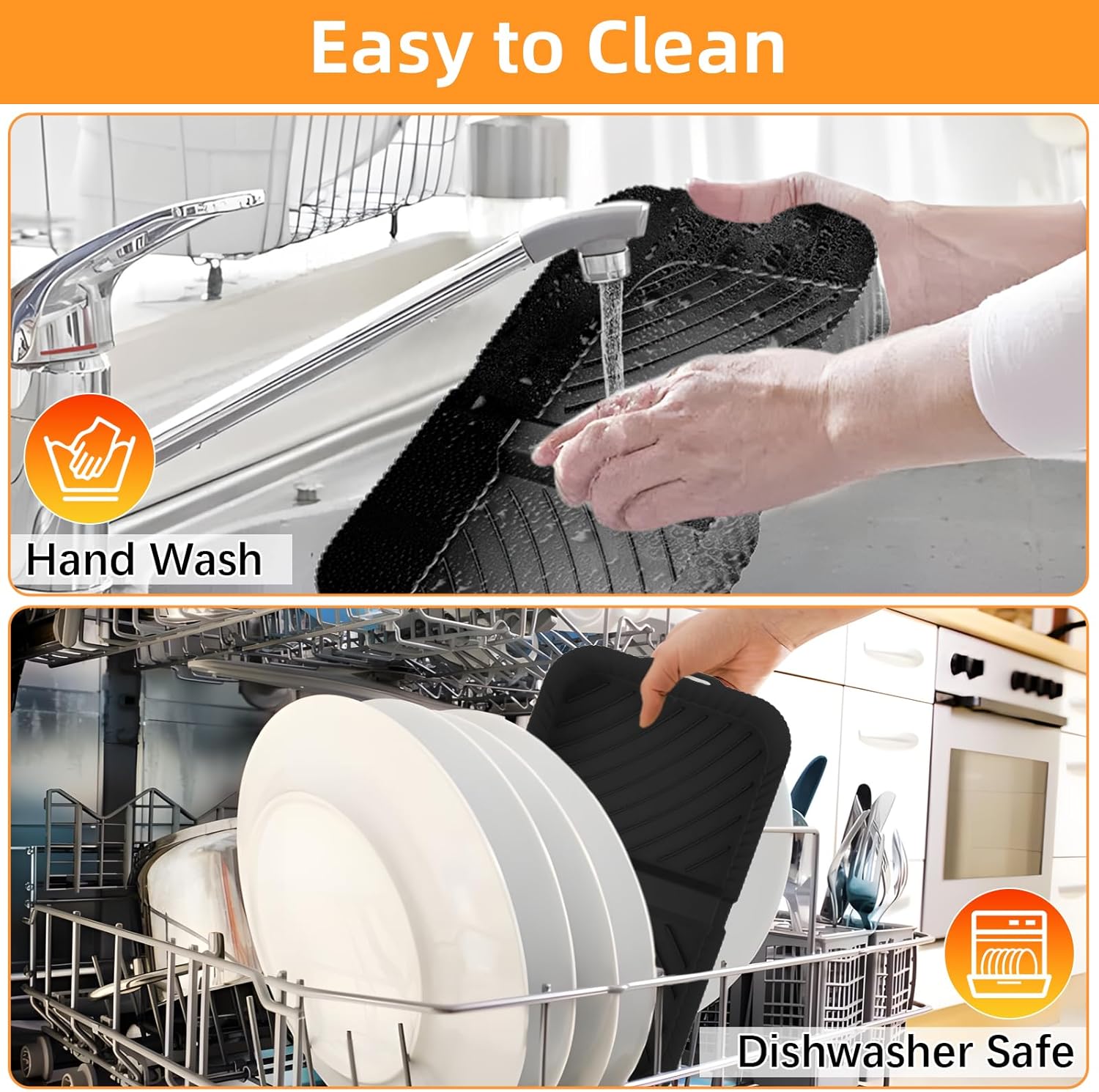 Moule Silicone Air Fryer - accessoires silicone 24 pièces - pour Ninja Foodi FlexDrawer 10,4L/5,2L - AF500EUCP