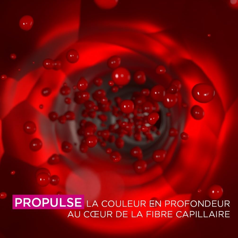 Garnier - Olia Vivids - coloration permanente, sans ammoniaque, huiles naturelles, ton cuivré intense 7.40