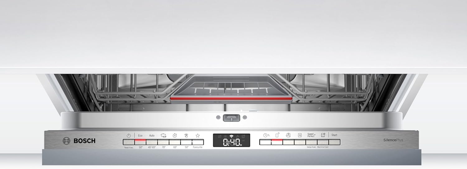 Bosch - lave-vaisselle Série 4 - 60cm - 13 couverts, 44 dB, Home Connect - SMV4ECX26E