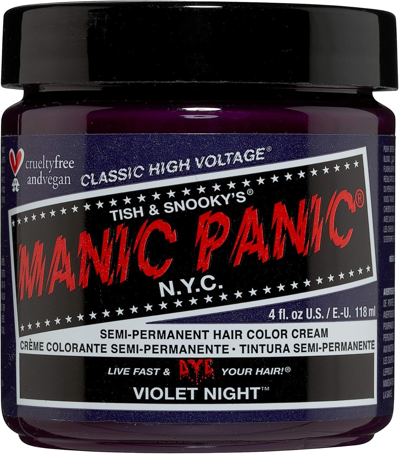 Manic Panic - Violet Night Classic Creme - 118ml - vegan, semi-permanent, cruelty free