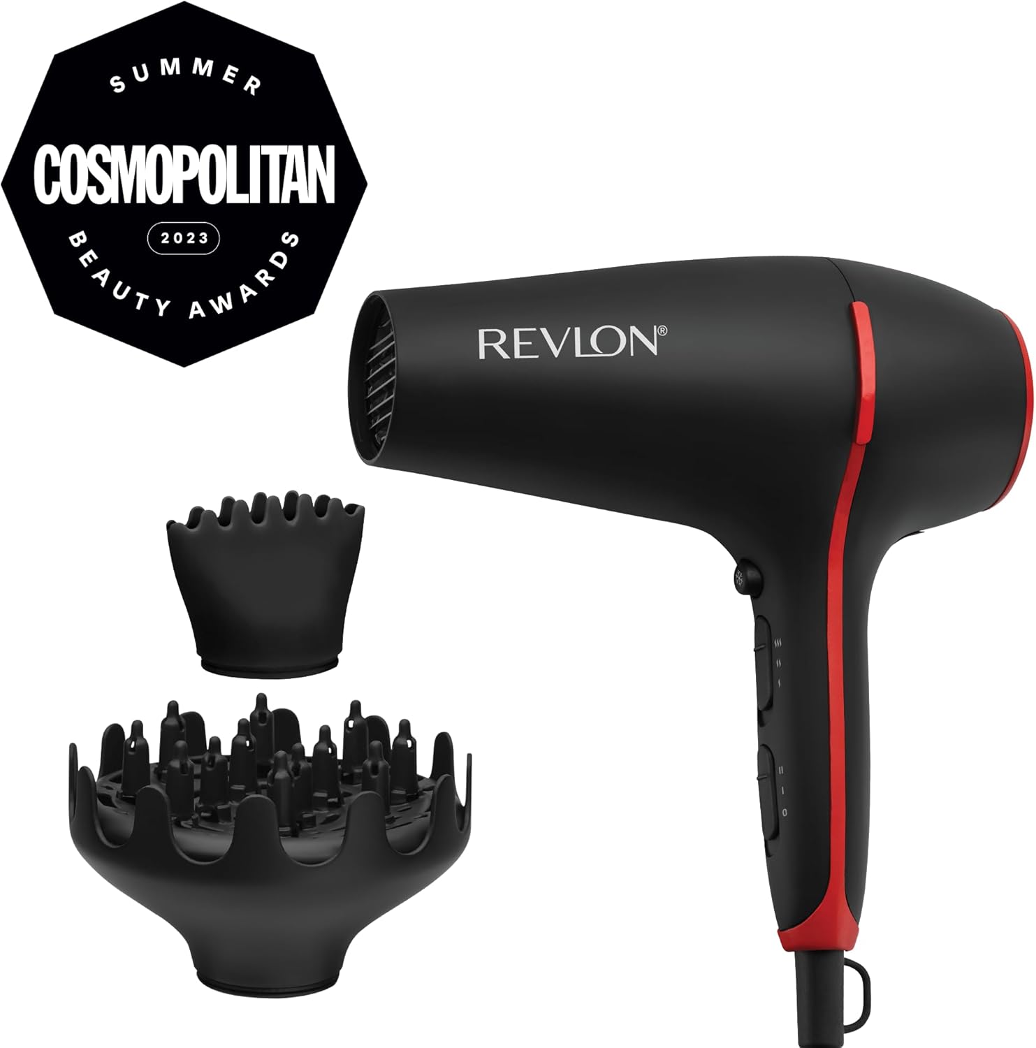 Revlon - sèche-cheveux SmoothStay 2000W - ionique, accessoires RVDR5317
