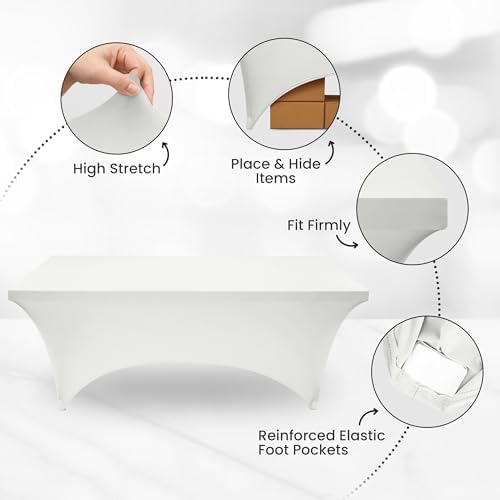 Utopia Kitchen - nappe extensible - 244 cm - polyester, lavable, infroissable