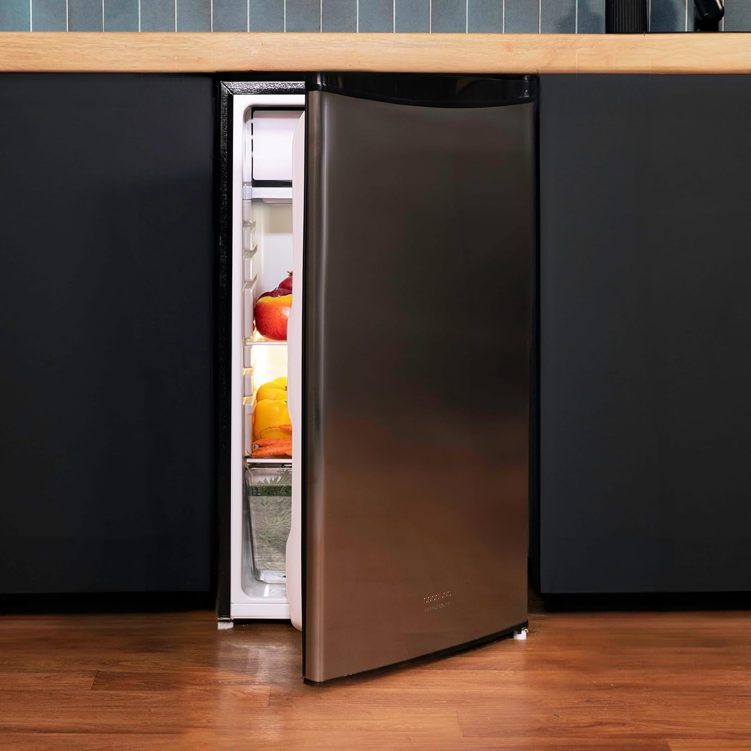 Cecotec - Bolero CoolMarket TT 90 - 90L - porte réversible, 5 niveaux, E TT90InoxE