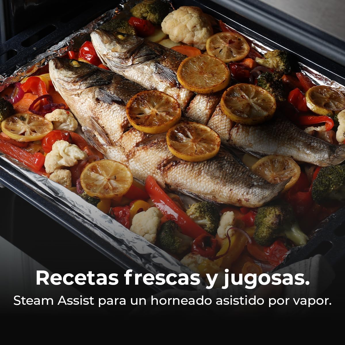 Cecotec - Four encastrable Bolero série Hexa, 53L, 2600W, 7 fonctions, nettoyage facile, M224500