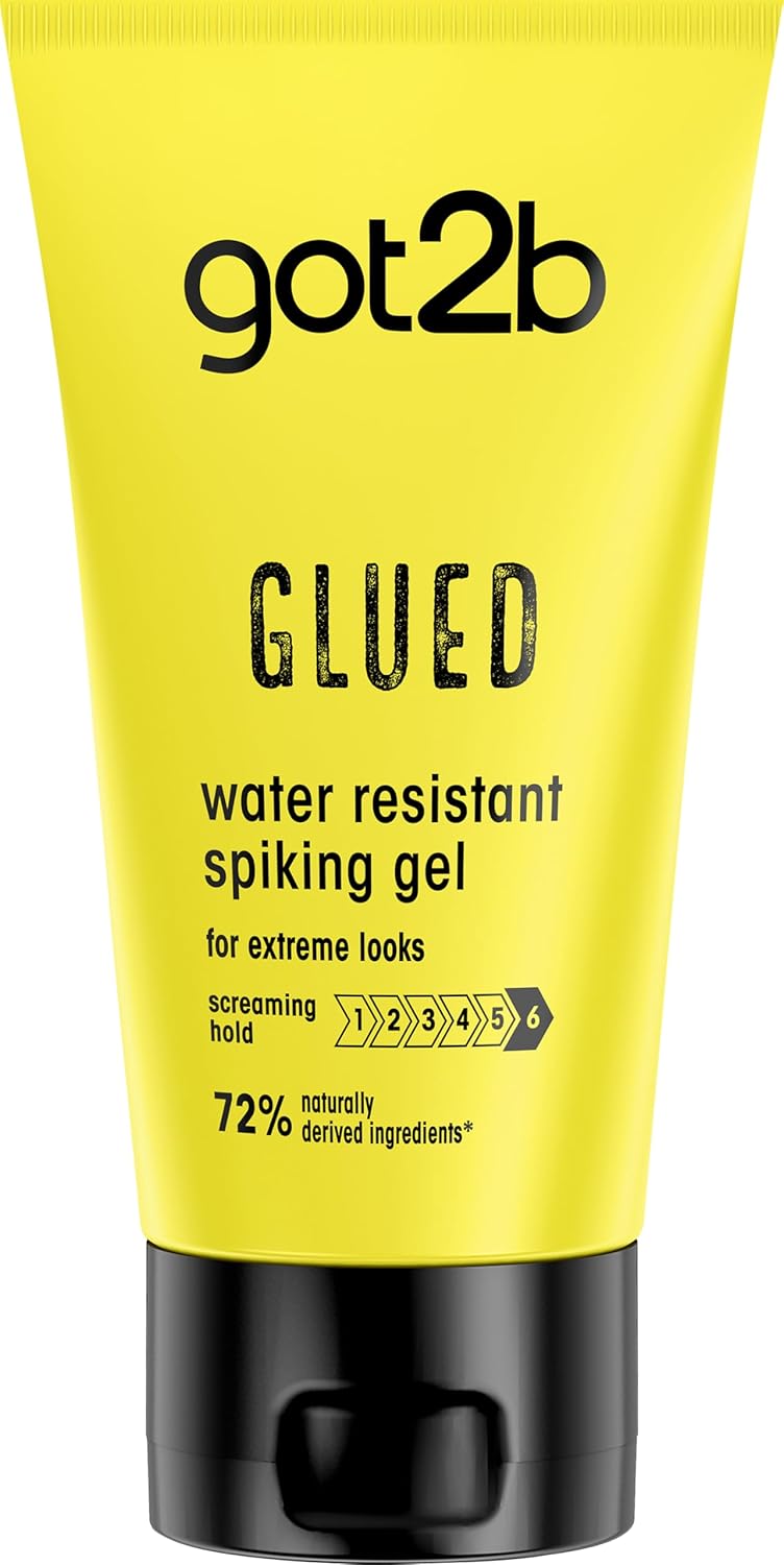 Got2b - Superglue Glued - 150ml - Gel coiffant vegan, fixation extrême, résistant à l'eau
