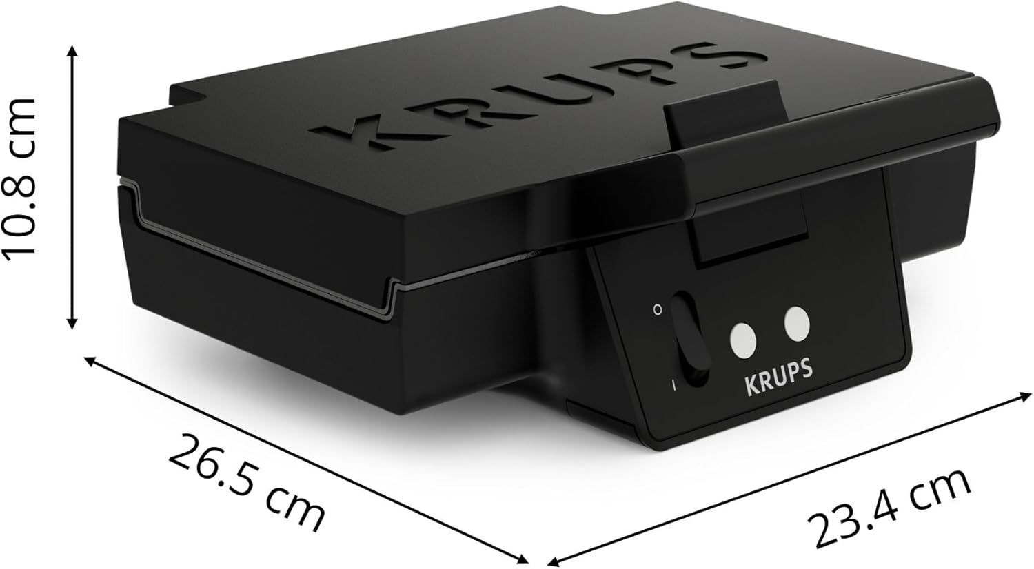 Krups - FDK série Iconic - compact - plaques céramique, rangement facile, FDK461