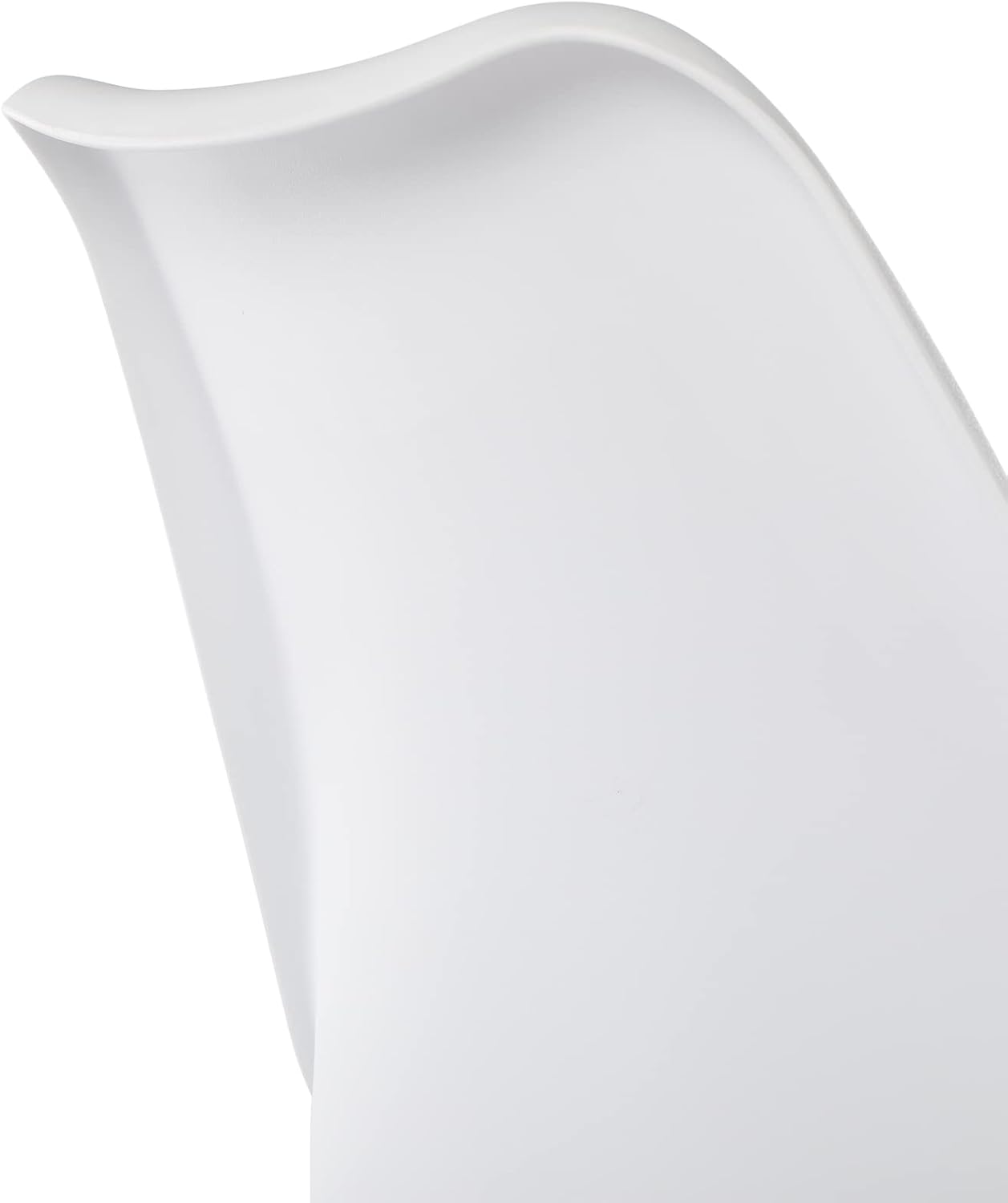 EGGREE - chaises scandinaves - lot de 8, blanc, bois hêtre, rembourrées