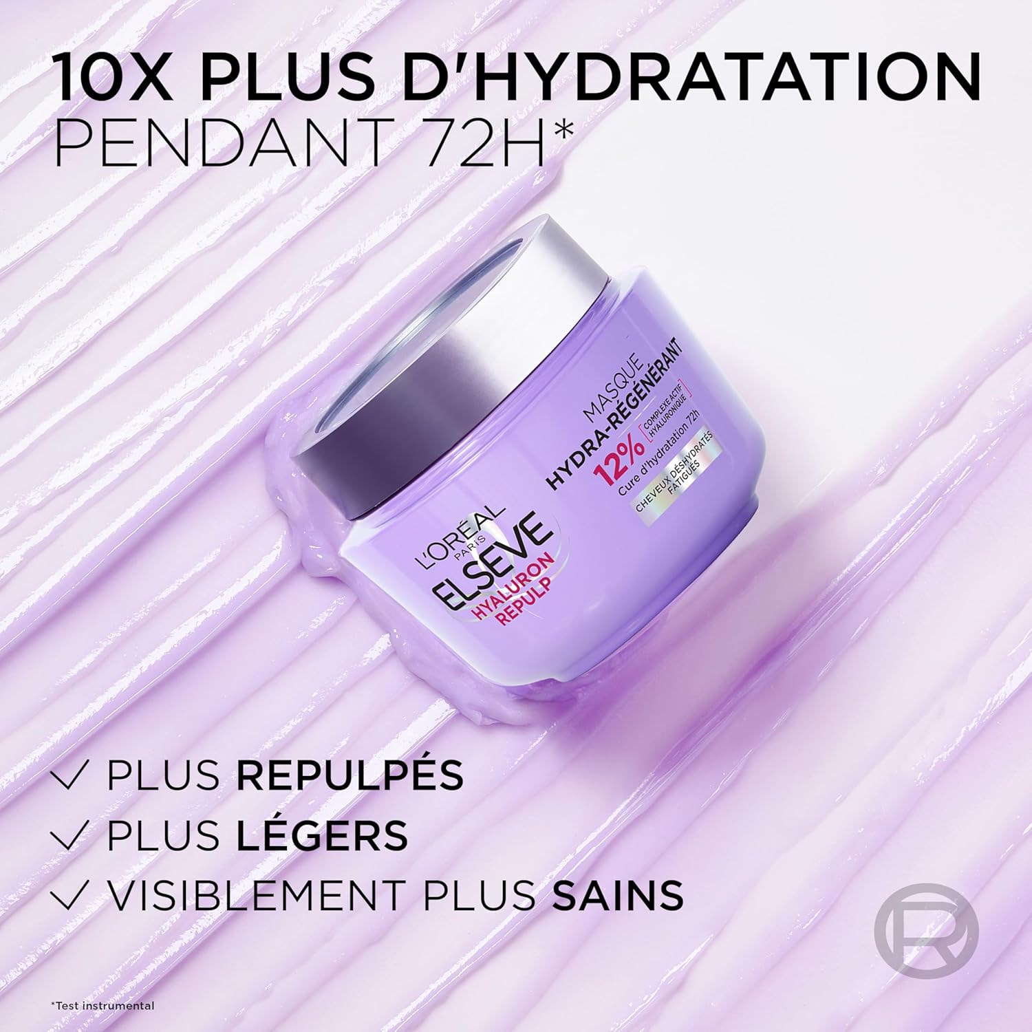 L'Oréal Paris - Elseve Hyaluron Repulp - 310 ml - masque cheveux hydratant 72H à l'acide hyaluronique