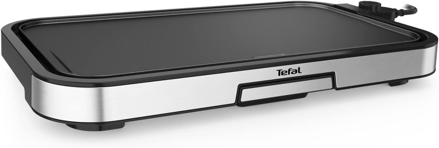 Tefal - Plancha Giant - XXL - 12 pers, revêtement antiadhésif, thermostat réglable, 2300W, CB631D