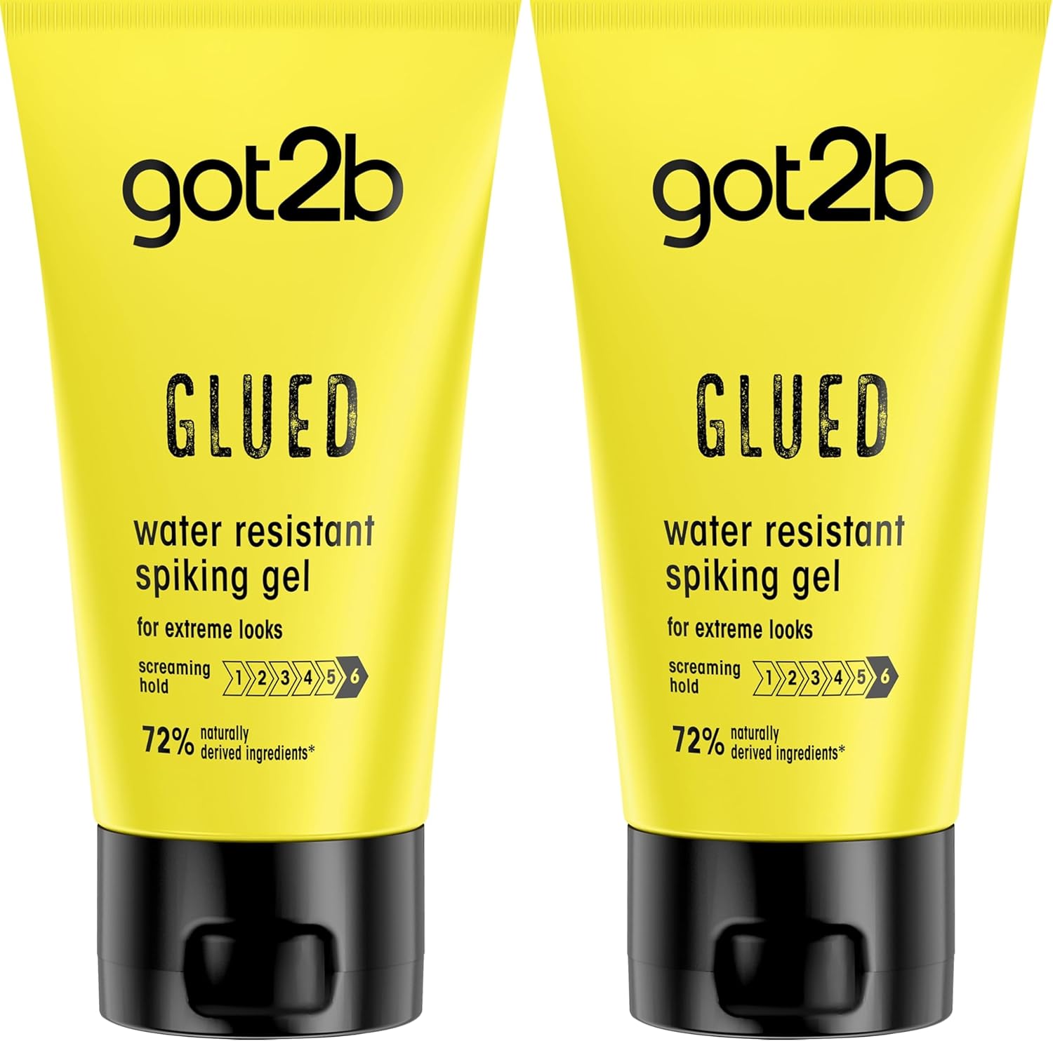 Schwarzkopf - Got2b Superglue - 150ml x2 - fixation forte, résistant eau, formule végane