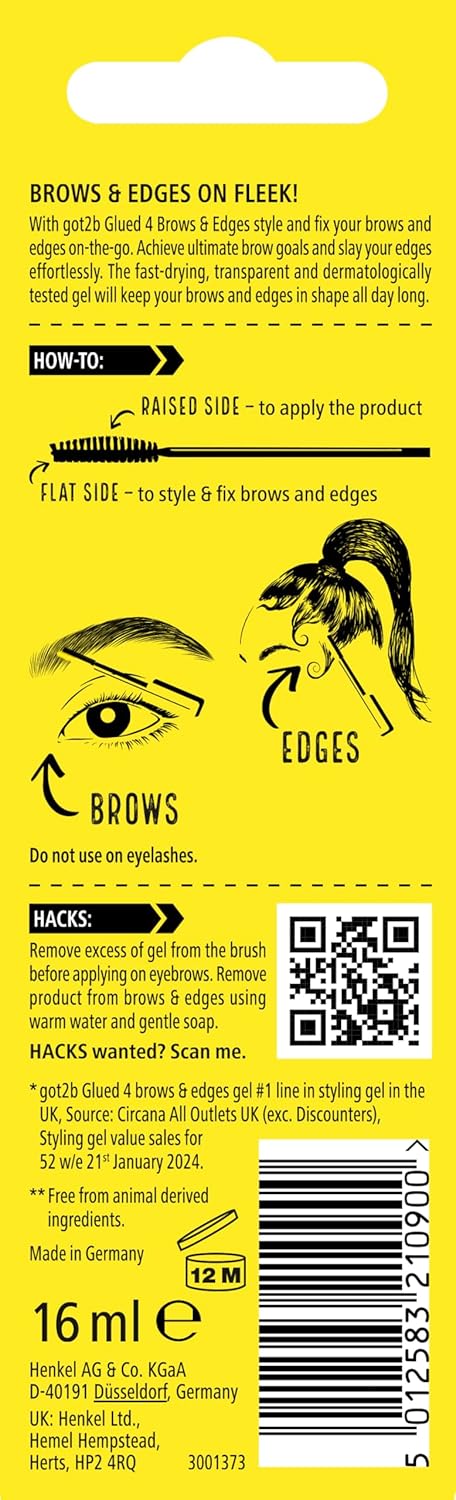 Got2b - Collé Serré - mascara gel 16ml - gel 2en1 vegan naturel