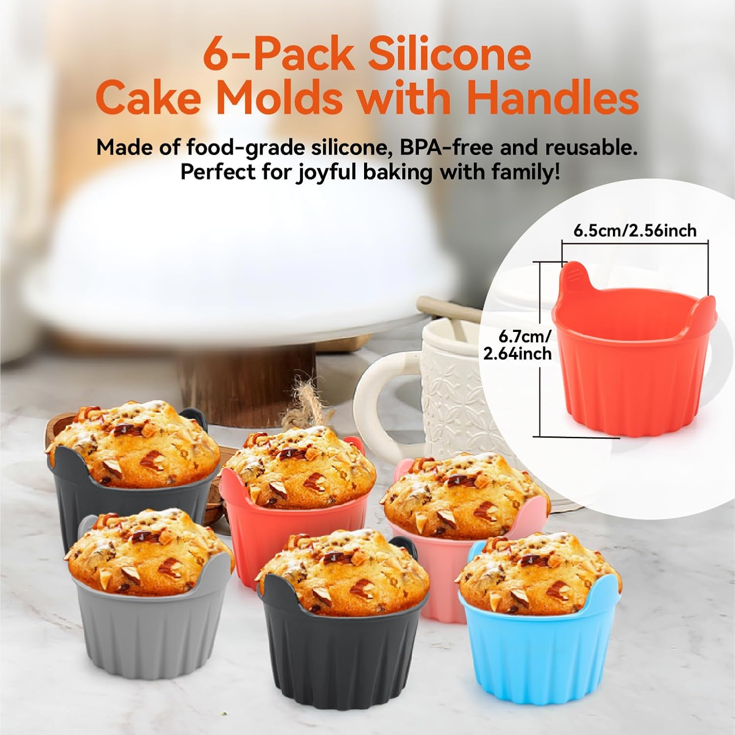 Accessoires Air Fryer - pour Ninja - 10.4L - Moule silicone, lot 22pcs, AF500EU