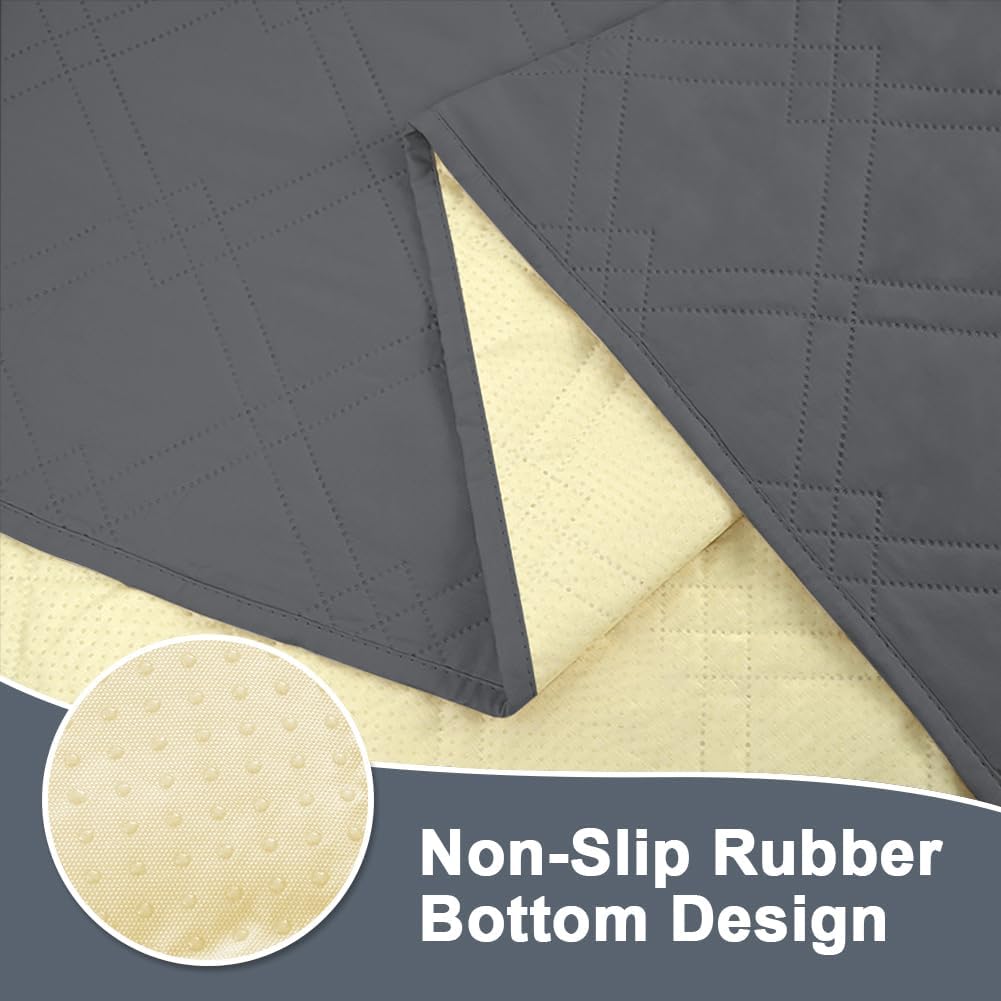 DUJUIKE - Housse canapé imperméable, antidérapante, 173-208 cm, protection animaux