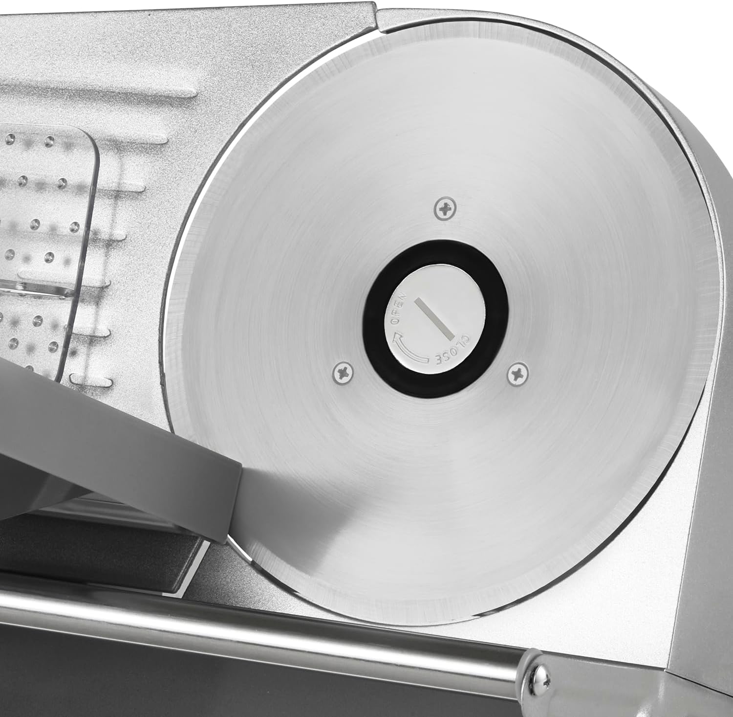 H.Koenig - trancheuse MSX190 - lame 19 cm - coupe 0-13 mm, aiguiseur intégré, plateau large