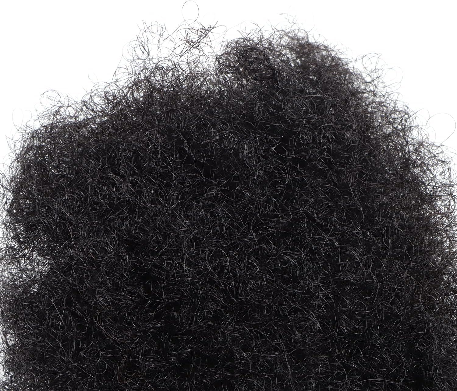 Extension cheveux naturels afro, 8 pouces, 4 paquets, noir, Bulk Cheveux