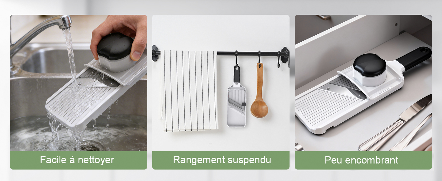 Guide d'installation étape par étape montrant le montage manuel et la fixation d'un support d'appareil sur une surface à l'aide de plusieurs photos de démonstration.