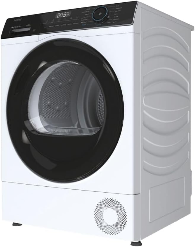 Haier - I-Pro Serie 3 sèche-linge 8kg pompe chaleur, 15 programmes, HD80-A2939E-FR