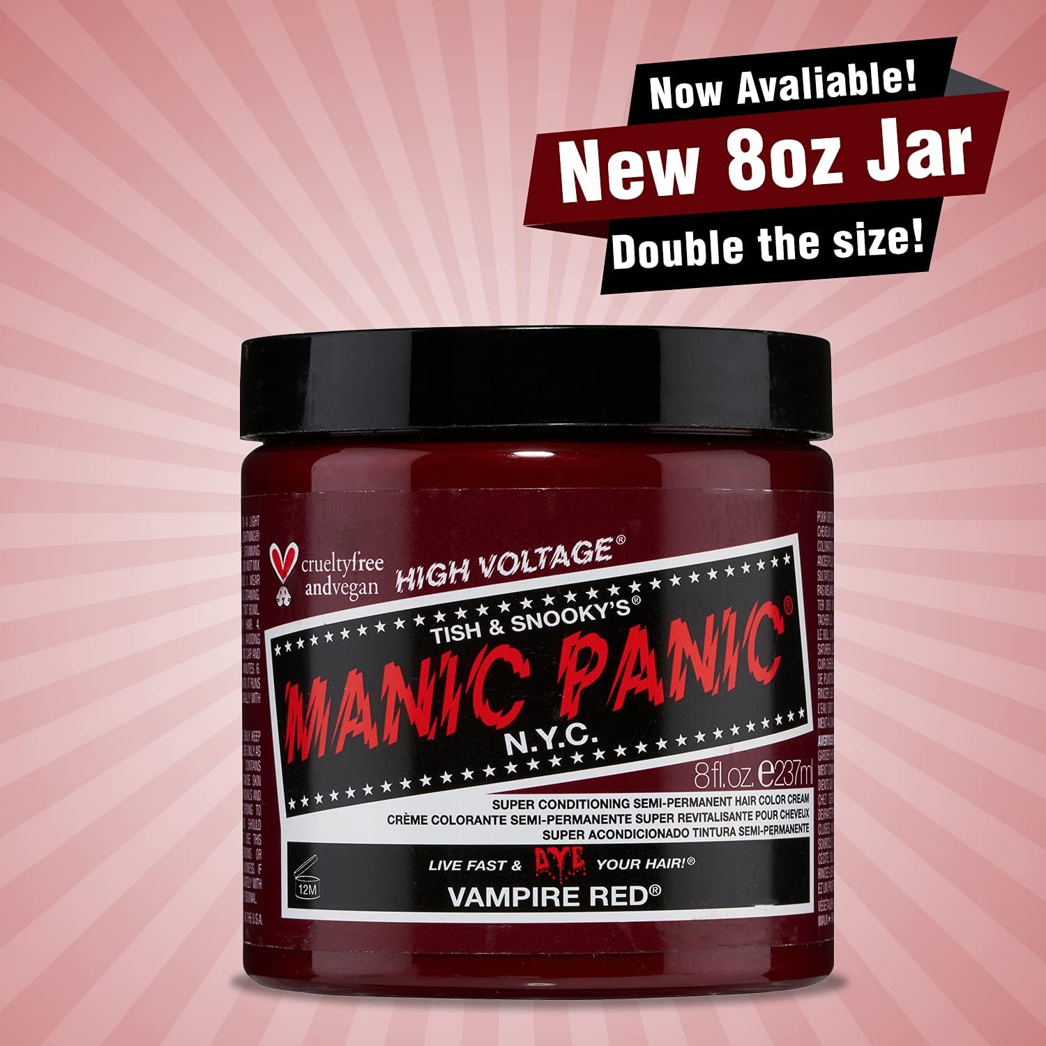 Manic Panic - Vampire Red Classic Line - 237 ml - coloration cheveux intense