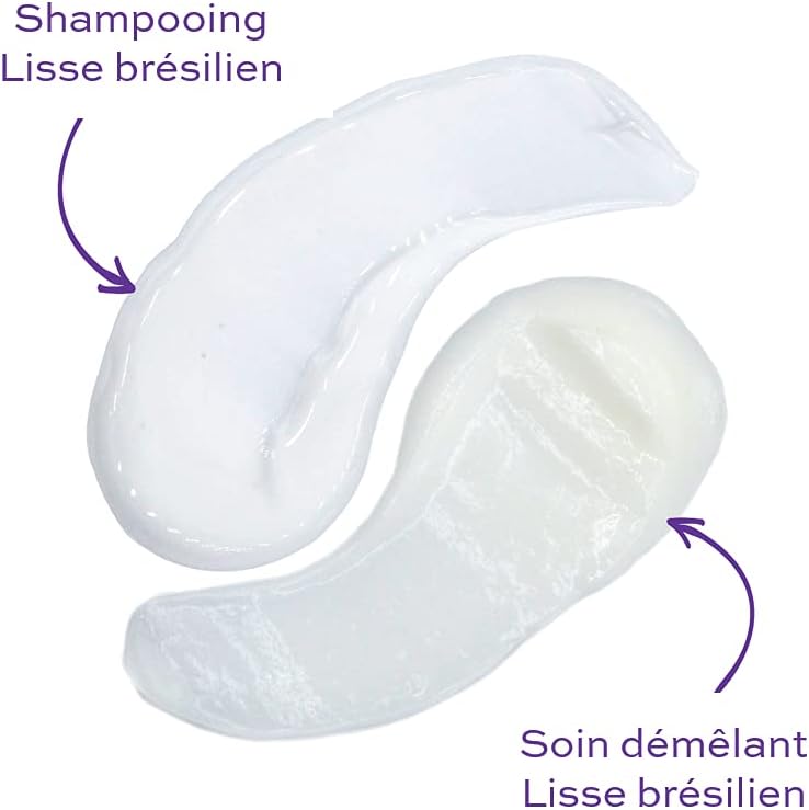 John Frieda - Frizz Ease Lisse Brésilien - 250ml x2 - soin anti-frisottis démêlant