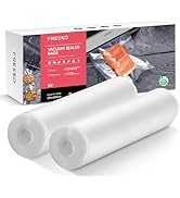 FRESKO Sacs sous vide 2 rouleaux 28 X 600 cm,sac sous vide alimentaire,taille personnalisée pour ...