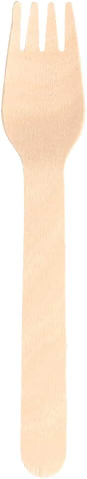 Fourchettes - Makan série naturelle - 15,5 cm - lot de 100 bois